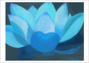 Pastel #10<br/><small><em>Blue Lotus #1</em></small>