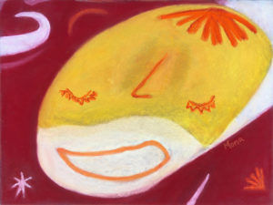 Pastel #17<br/><small><em>Smiling Face</em></small>